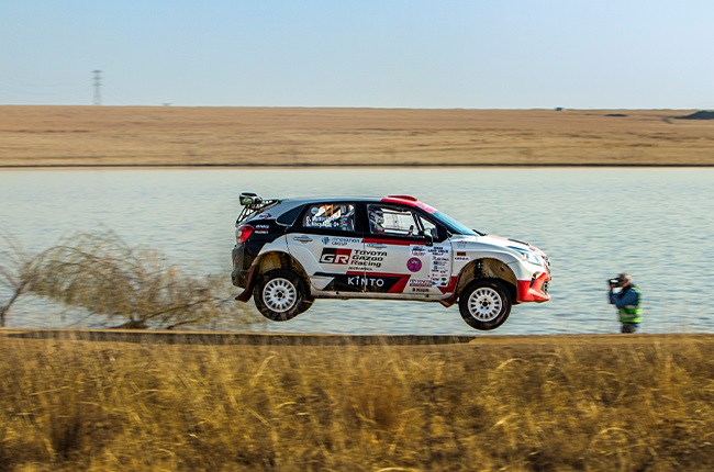 News24.com | Double victory for Toyota in Secunda as Starlet rally car shines in SA National Rally