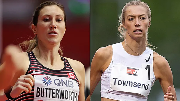 How B.C. runners Butterworth, Townsend pushed each other in journey to athletics worlds