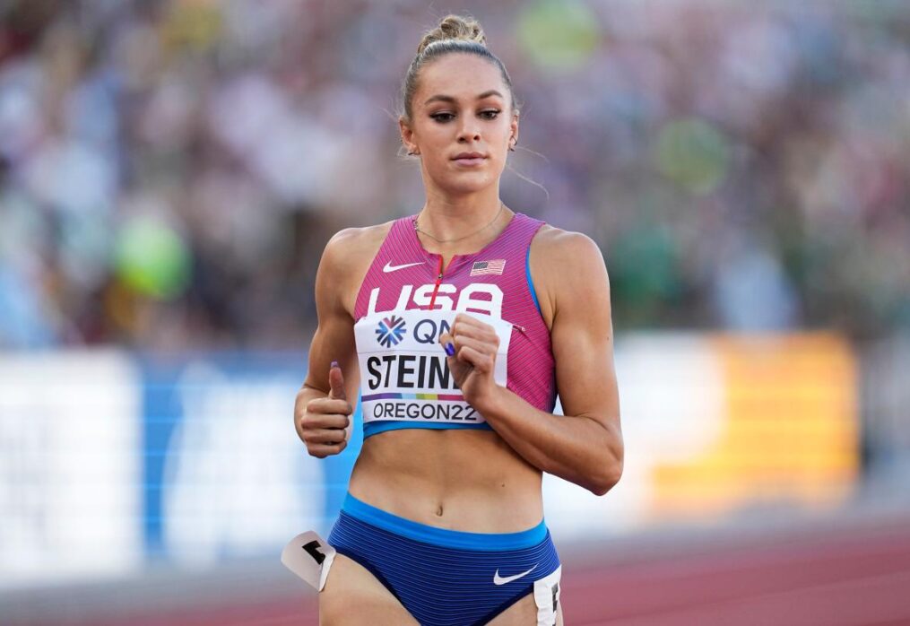 Abby Steiner finishes fifth in 200-meter dash at World Track and Field Championships