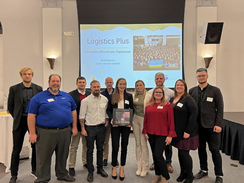 Logistics Plus Presented with Outstanding Philanthropic Organization Award